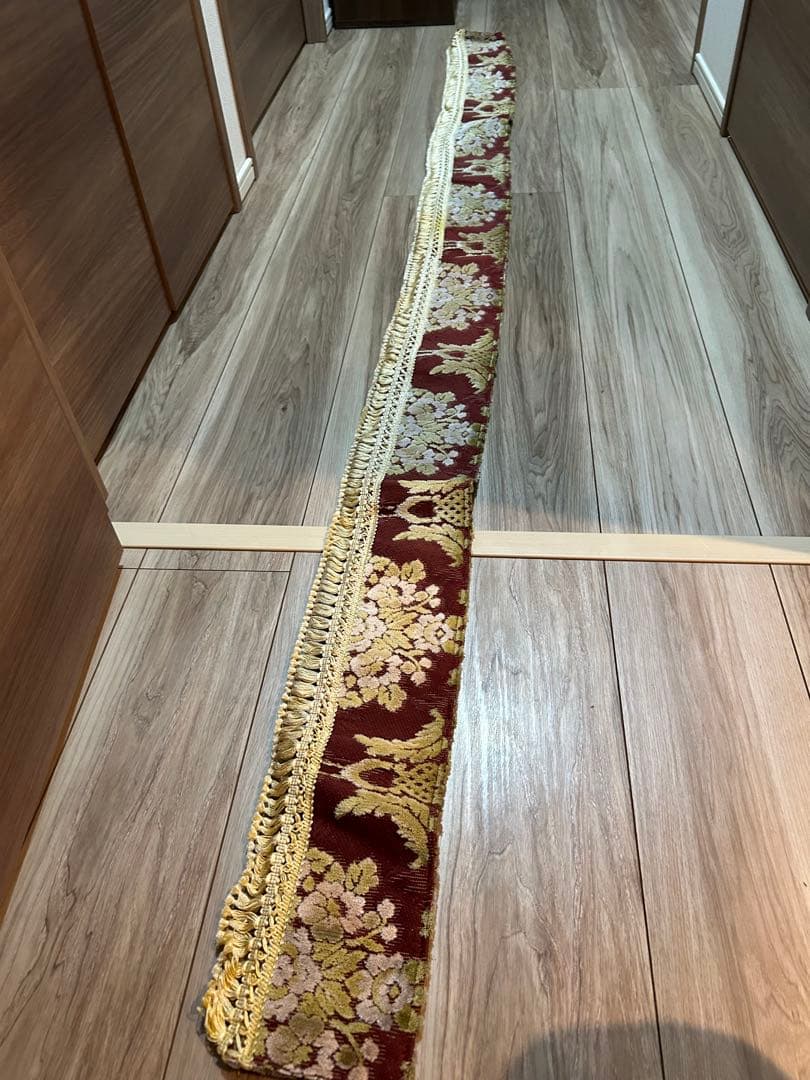 金華山　花籠　ラウンドカーテン　フロントカーテンセット