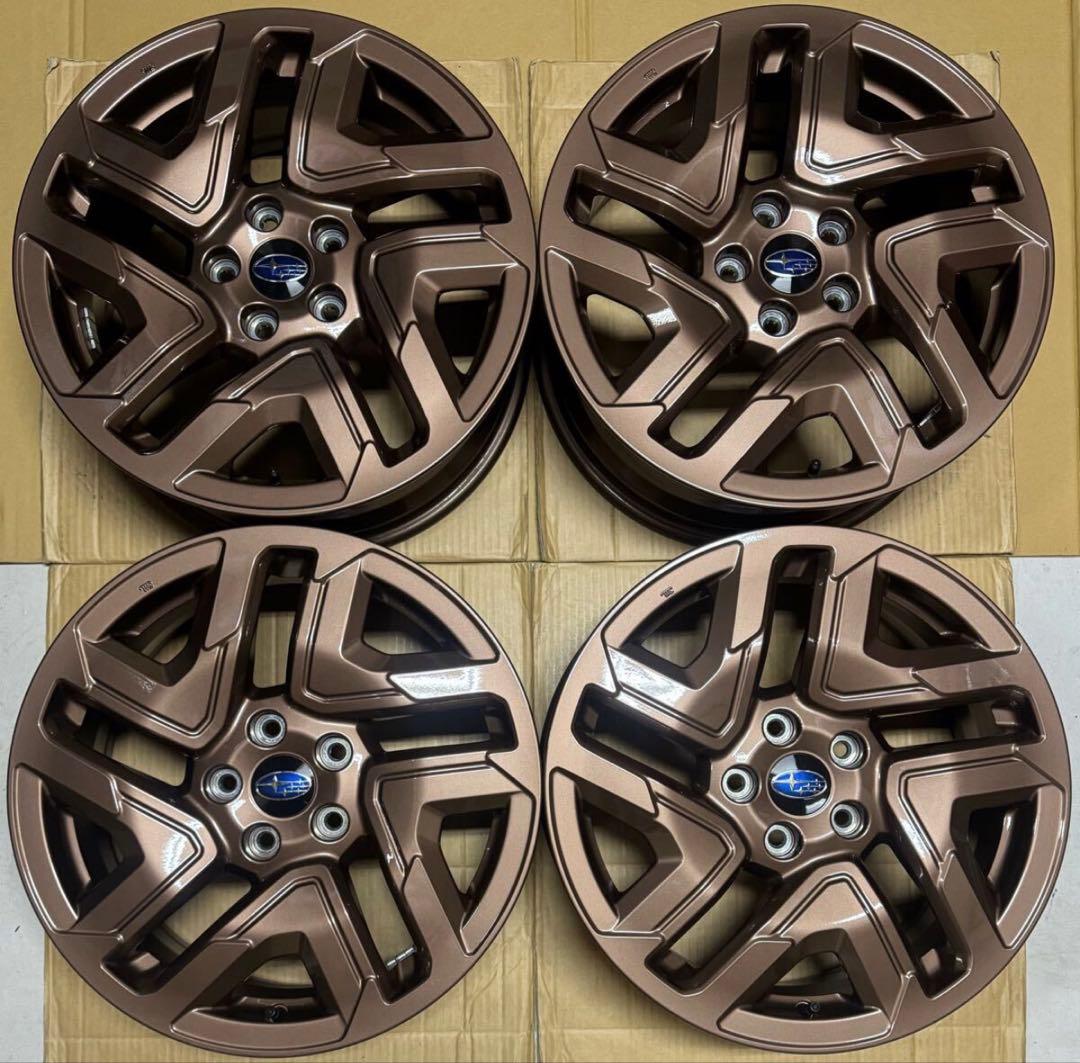 【たっちゃん】スバル 18インチ ブロンズホイール ②