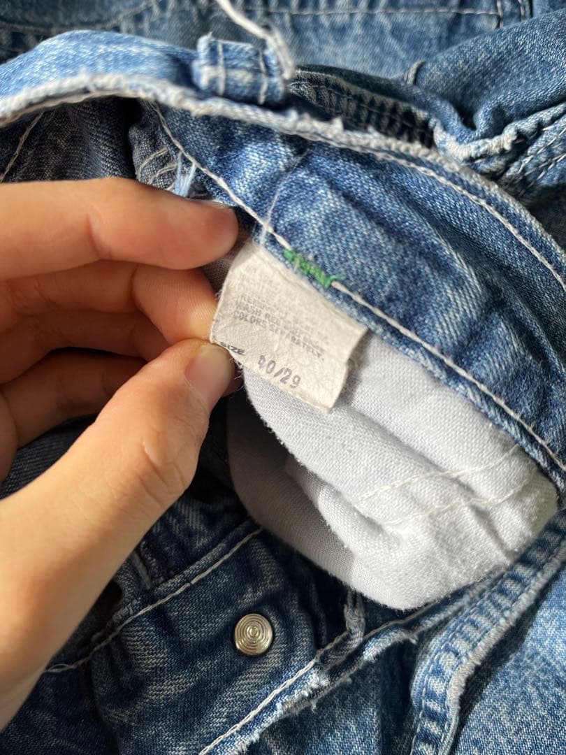 1970s Oshkosh デニムペインターパンツ ヴィンテージ フェード ボロ