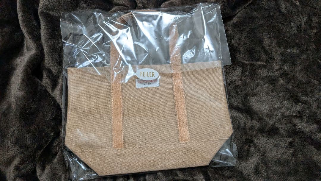 FEILER ラブラリーバイフェイラー オールドテディ ワッペントートバッグ