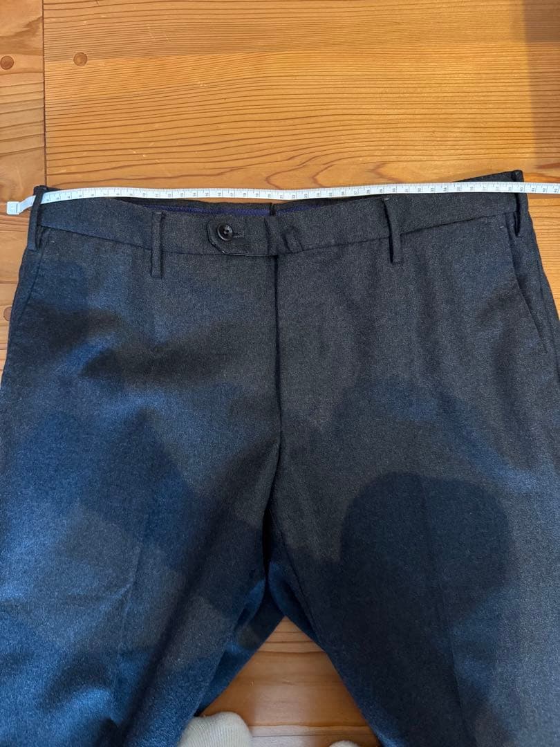 インコテックス　スラックス　チャコールグレー　中古美品　Lサイズ