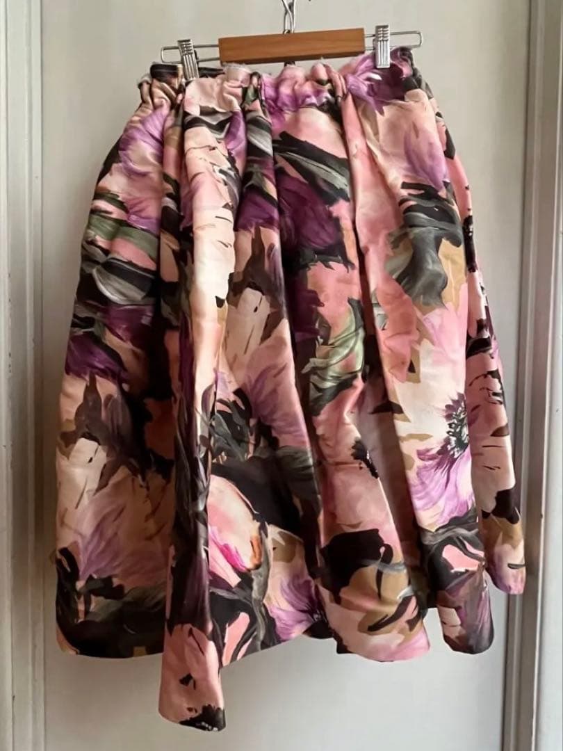 【値下げ】コムデギャルソン 2020 SS 花柄フレアスカート XSサイズ