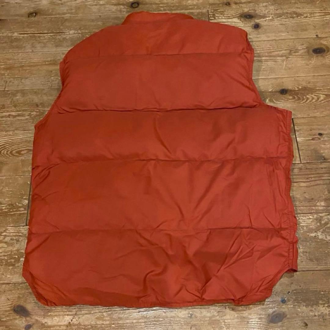 70年代 80年代Woolrich ウールリッチ 白タグオレンジ ダウンベスト
