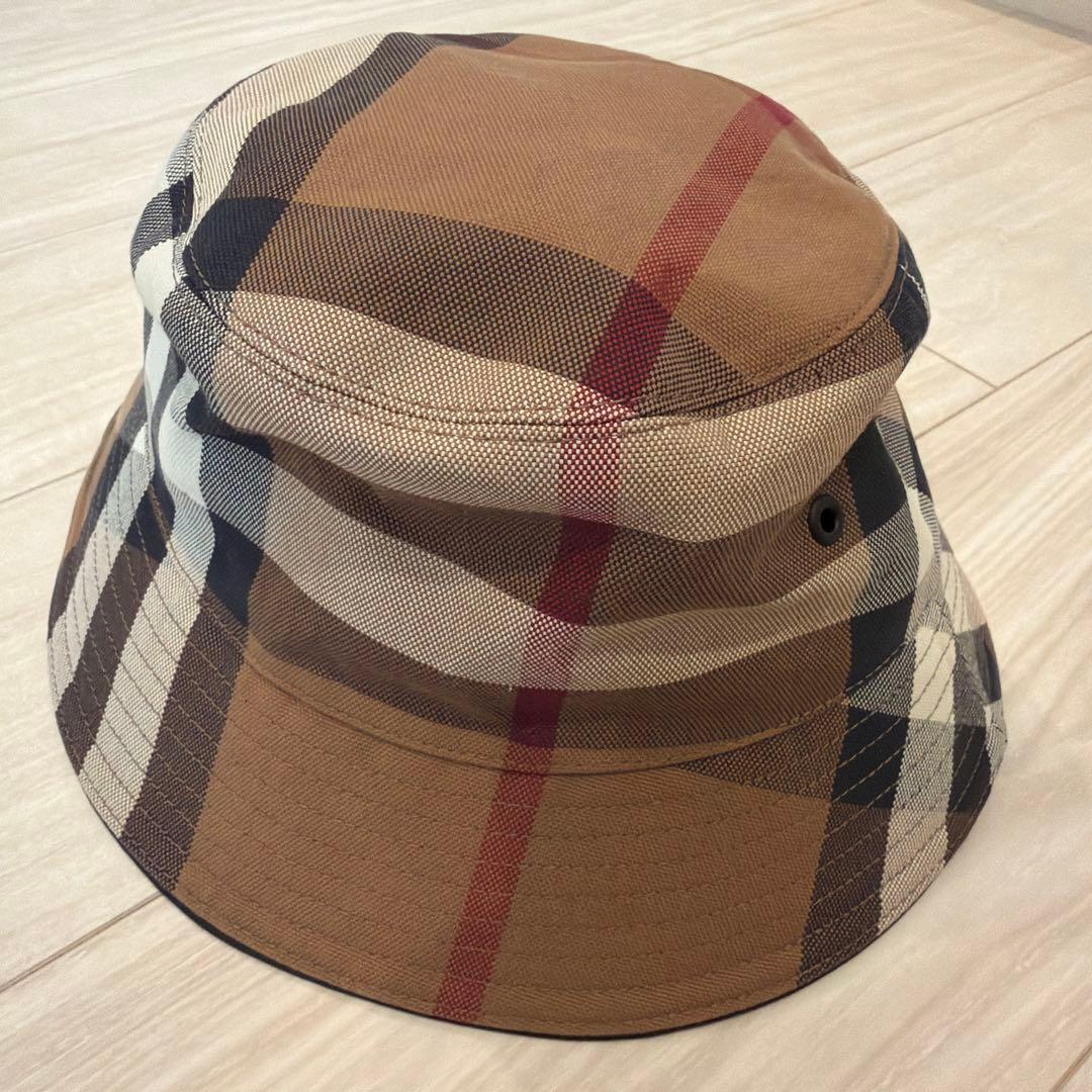 BURBERRY バーバリー レディースバケットハット 帽子　Mサイズ　美品