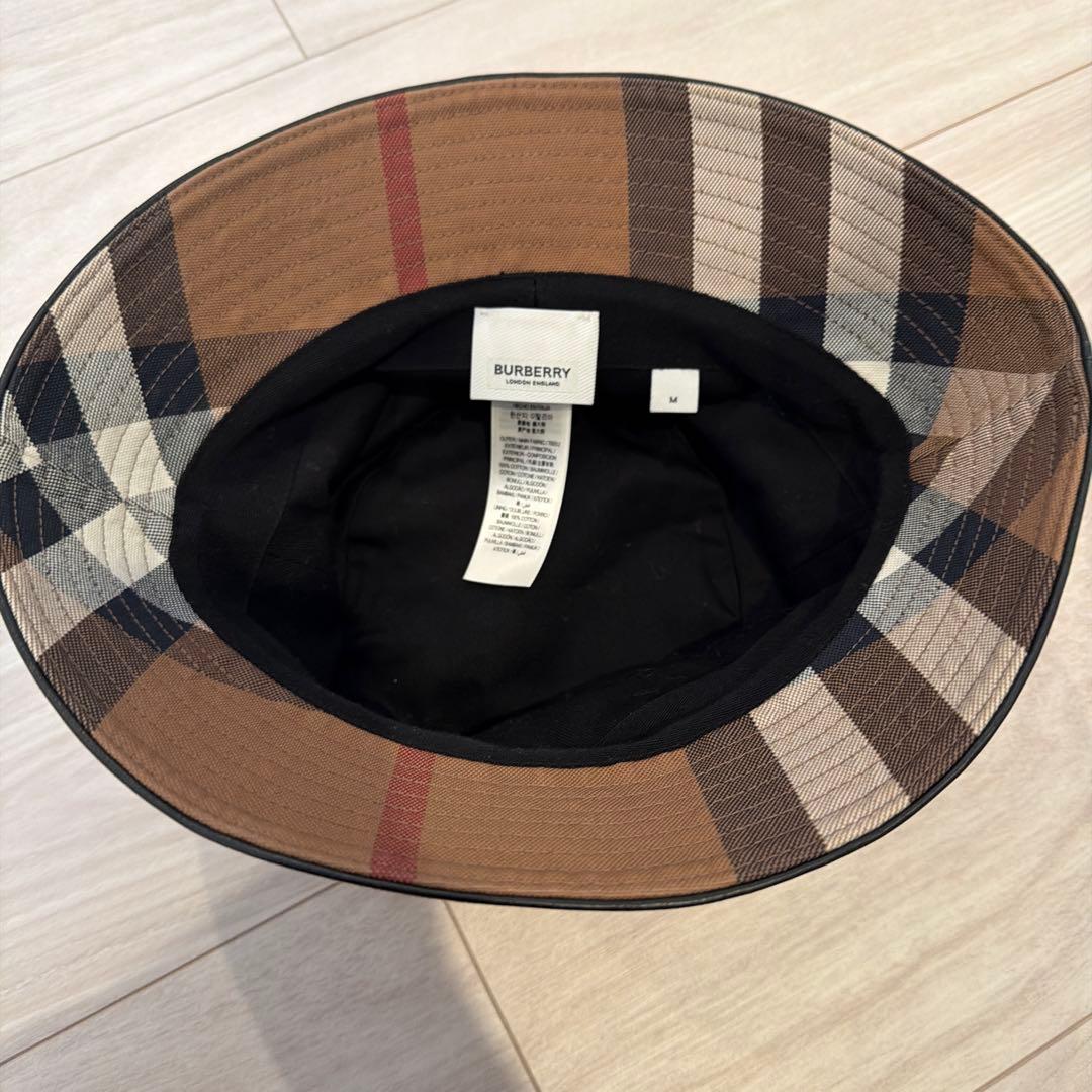 BURBERRY バーバリー レディースバケットハット 帽子　Mサイズ　美品