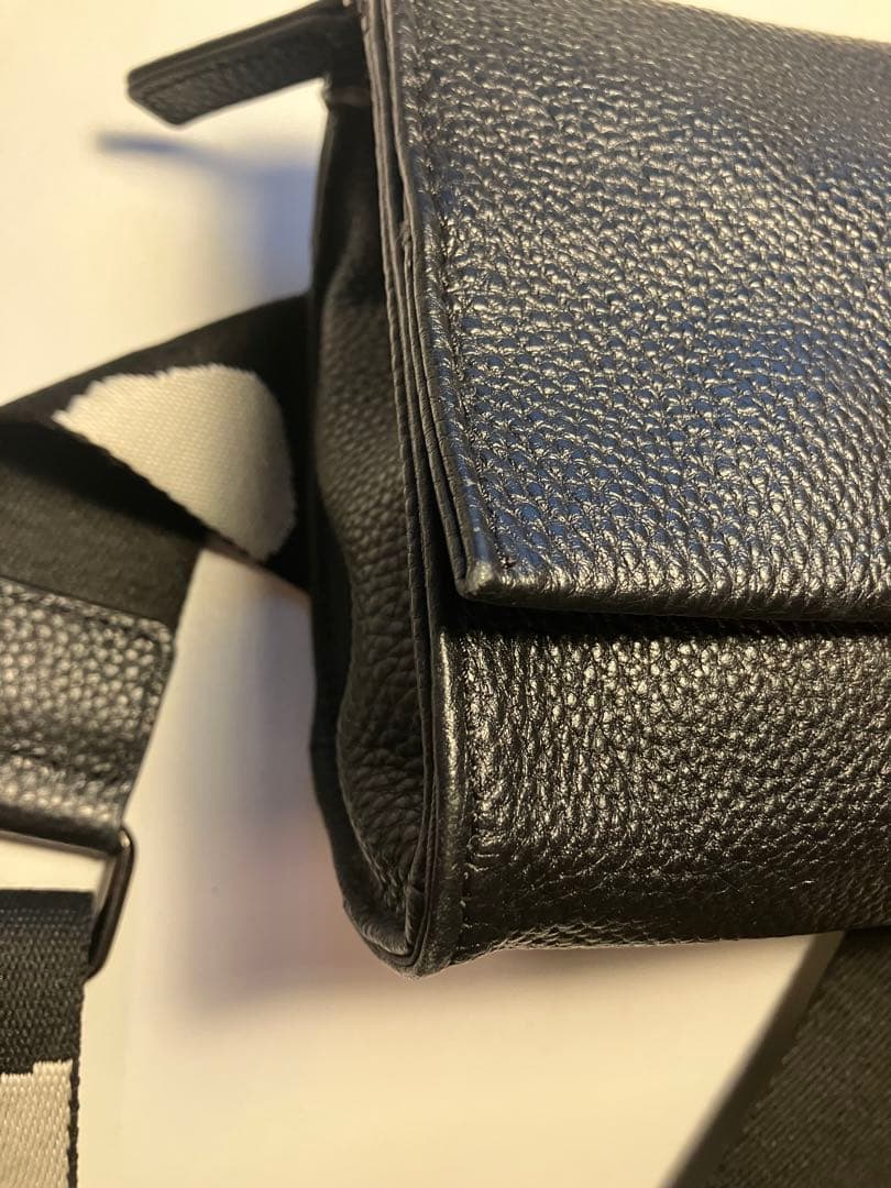 イアパピヨネ　ダルメシアン柄テープショルダーバッグ