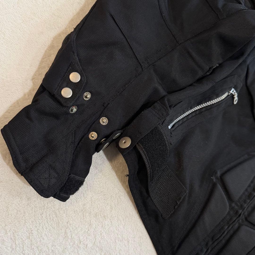 KISS RACING TEAM　バイクジャケット　プロテクター　ブラック　M