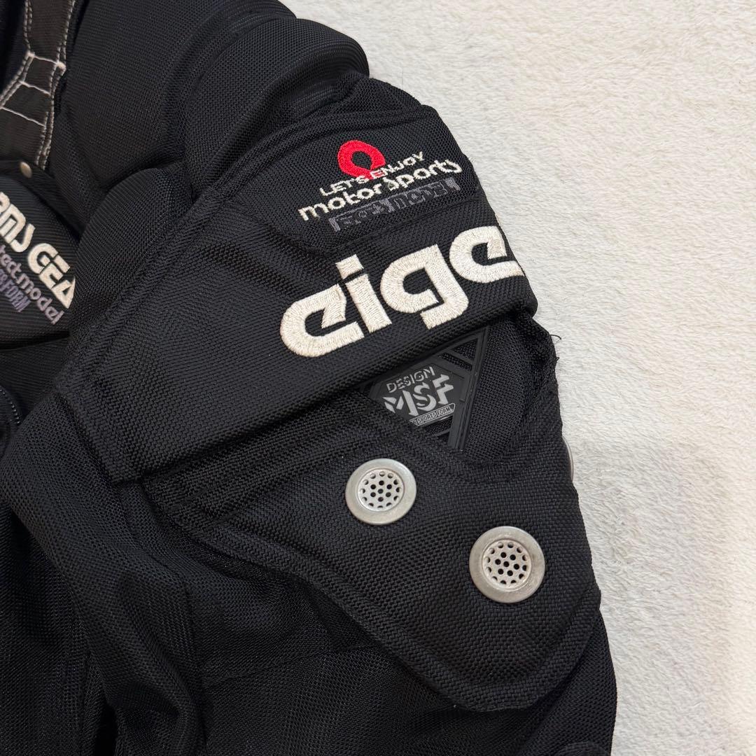 KISS RACING TEAM　バイクジャケット　プロテクター　ブラック　M