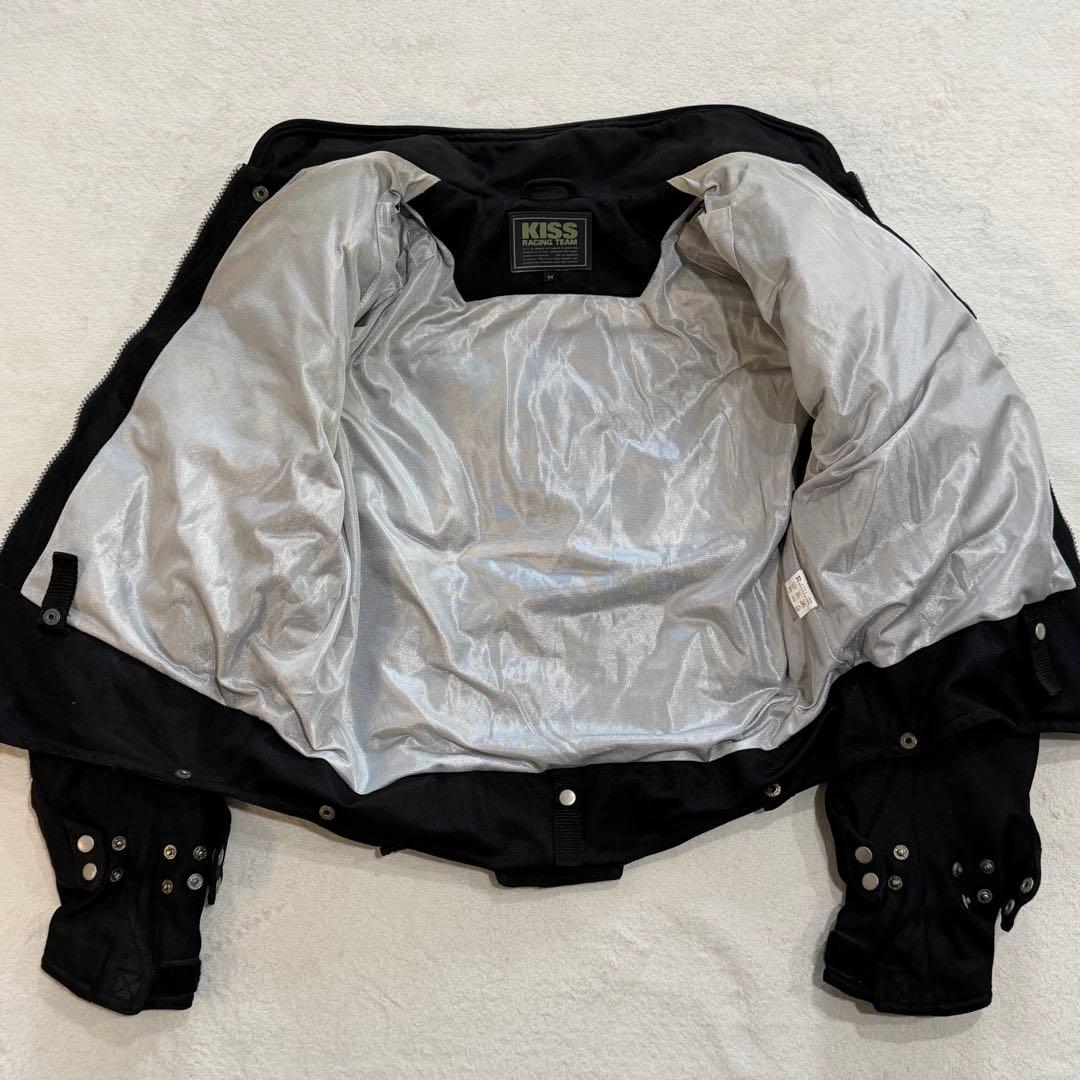 KISS RACING TEAM　バイクジャケット　プロテクター　ブラック　M