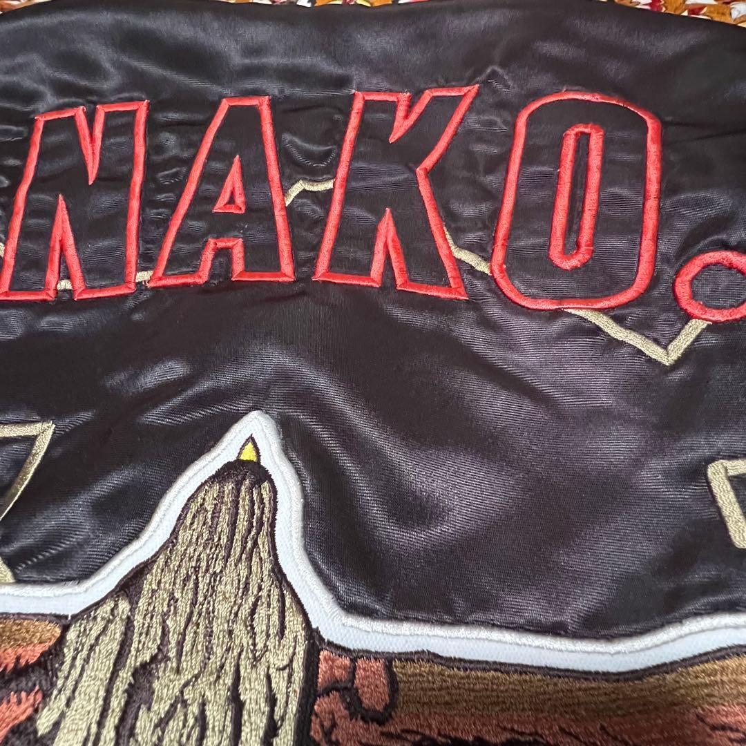 Daiei Hawks 刺繍スタジャン オレンジ　ワッペン