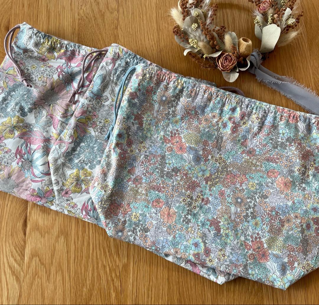 haruk15＊リバティ生地使用＊スモールスザンナ＊巾着