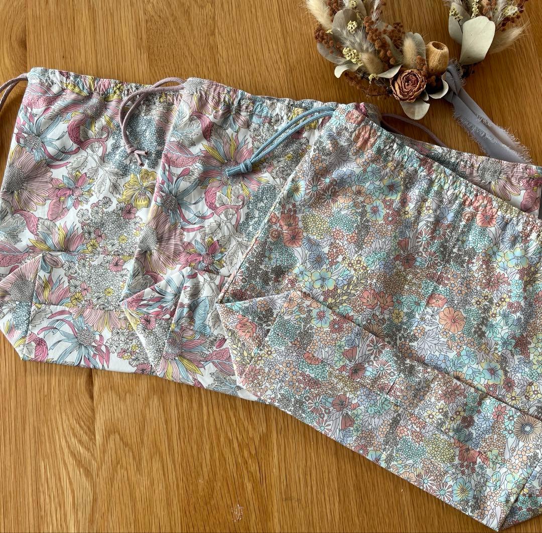 haruk15＊リバティ生地使用＊スモールスザンナ＊巾着