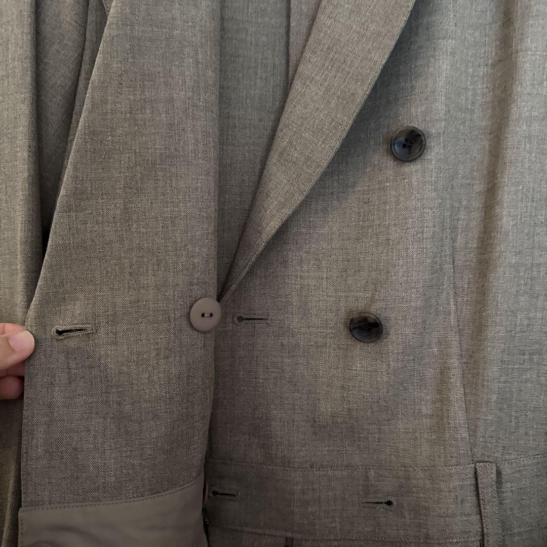 タグ付き【THE PAUSE】テーラーカラージャンプスーツ ベージュ