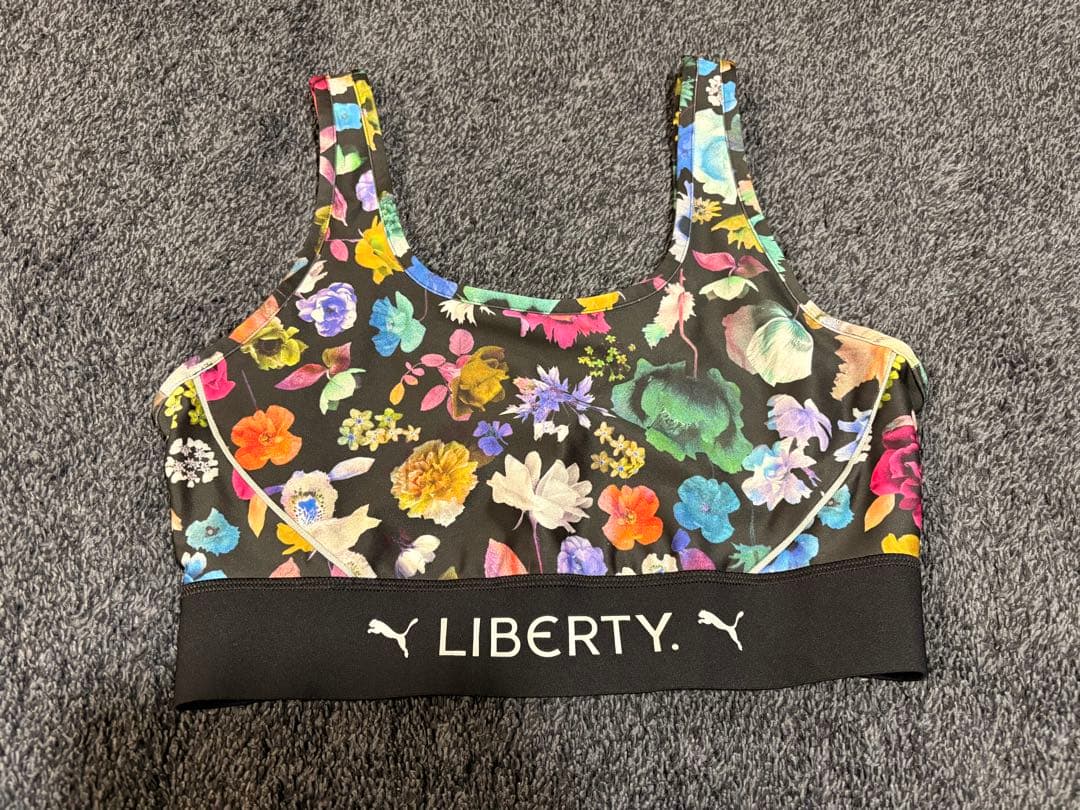 【美品】PUMA LIBERTY 花柄レギンス ブラトップスセットアップMサイズ