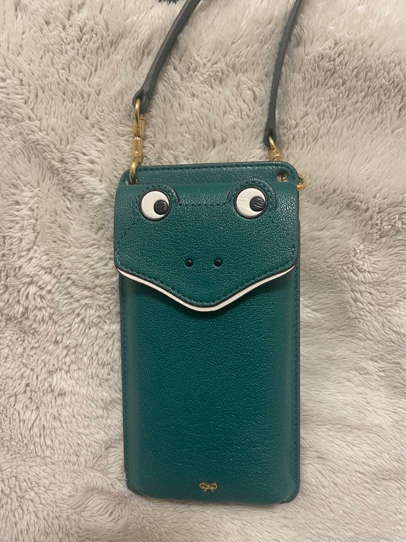 ANYA HINDMARCH カエルデザインショルダーバッグ