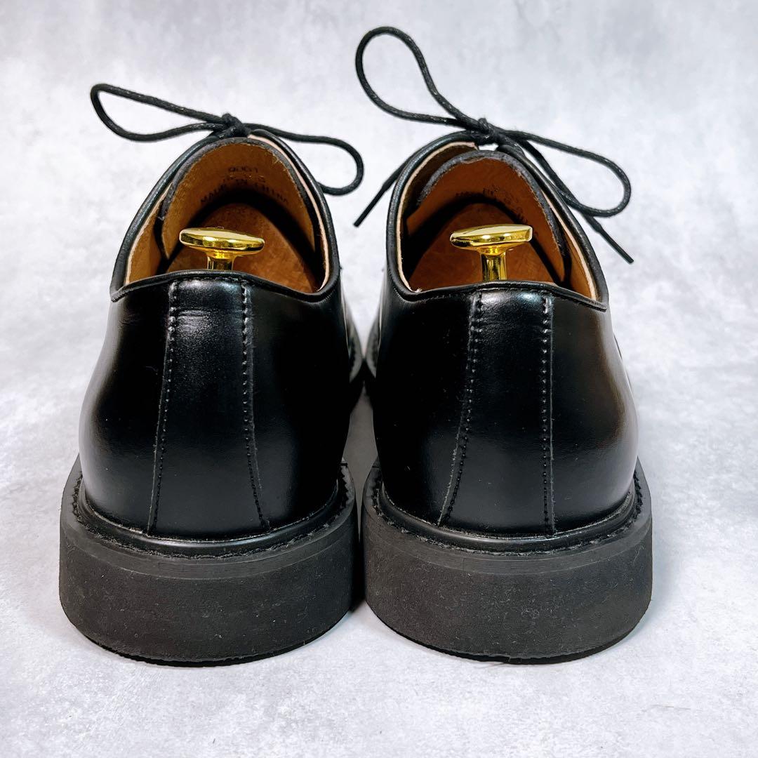 ☆美品☆【オックスフォード ダービー】 Uチップ (9.5) 厚底 外羽根 本革