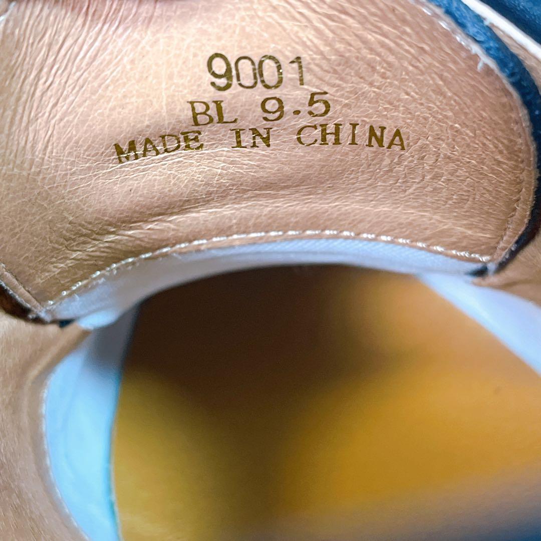 ☆美品☆【オックスフォード ダービー】 Uチップ (9.5) 厚底 外羽根 本革