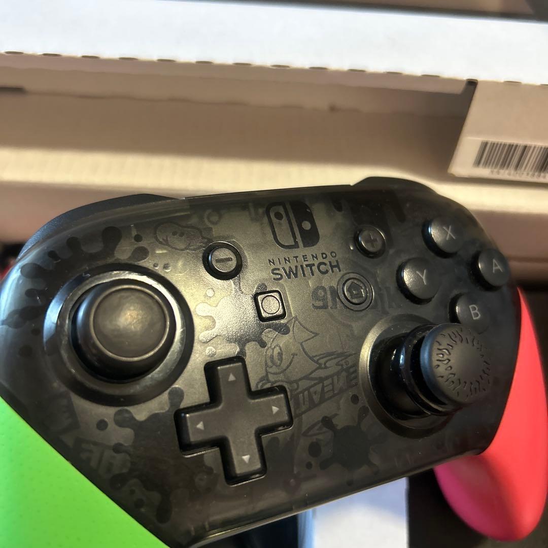 Nintendo Switch スプラトゥーンコラボ プロコン付き