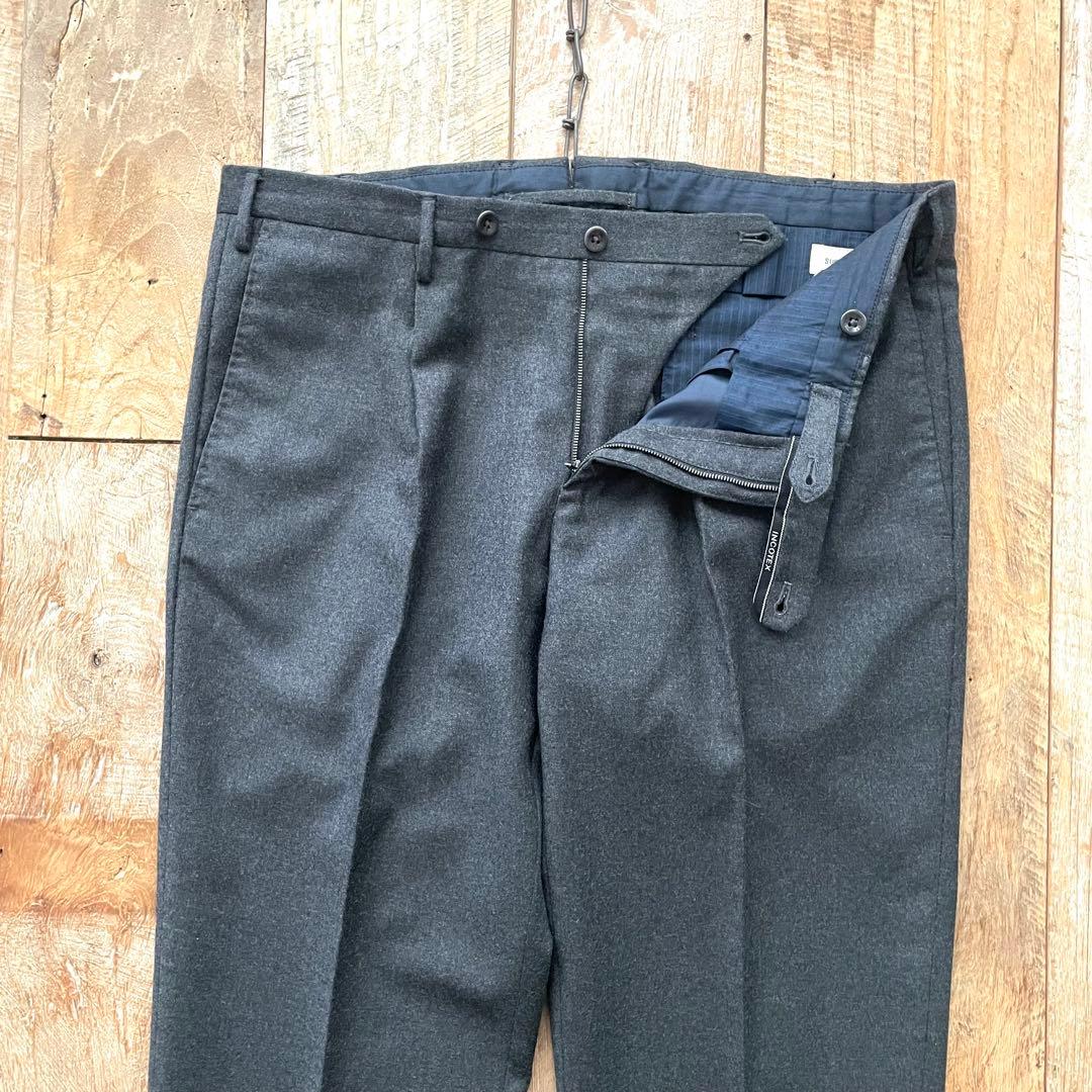 【極美品】INCOTEX×BEAMSF SUPER100'S ウール スラックス