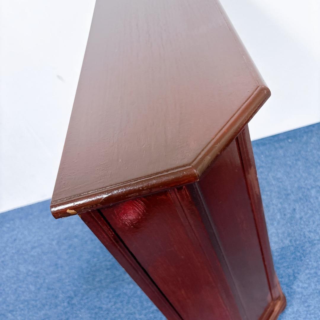 イタリア製 西洋 アンティーク家具 コンソール キャビネット 飾り棚