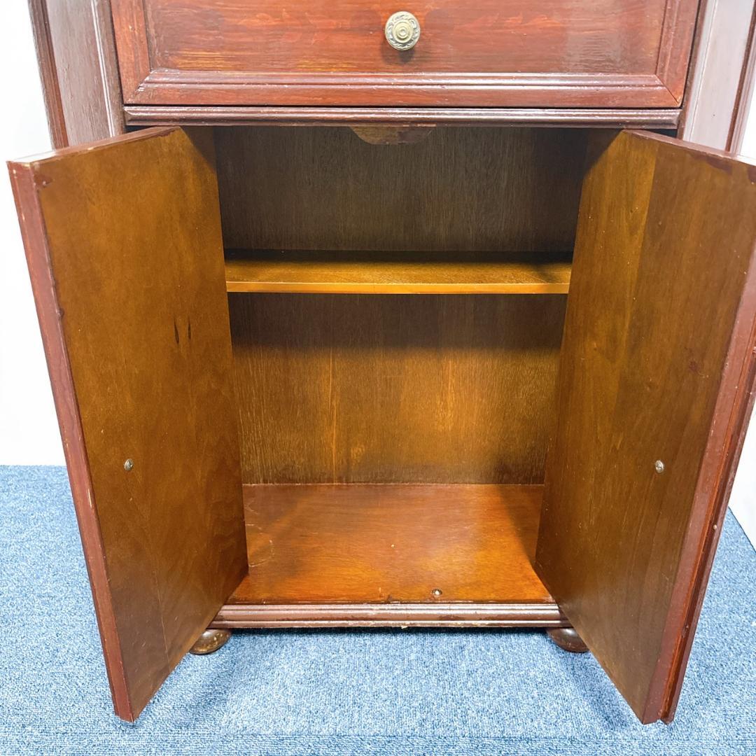 イタリア製 西洋 アンティーク家具 コンソール キャビネット 飾り棚