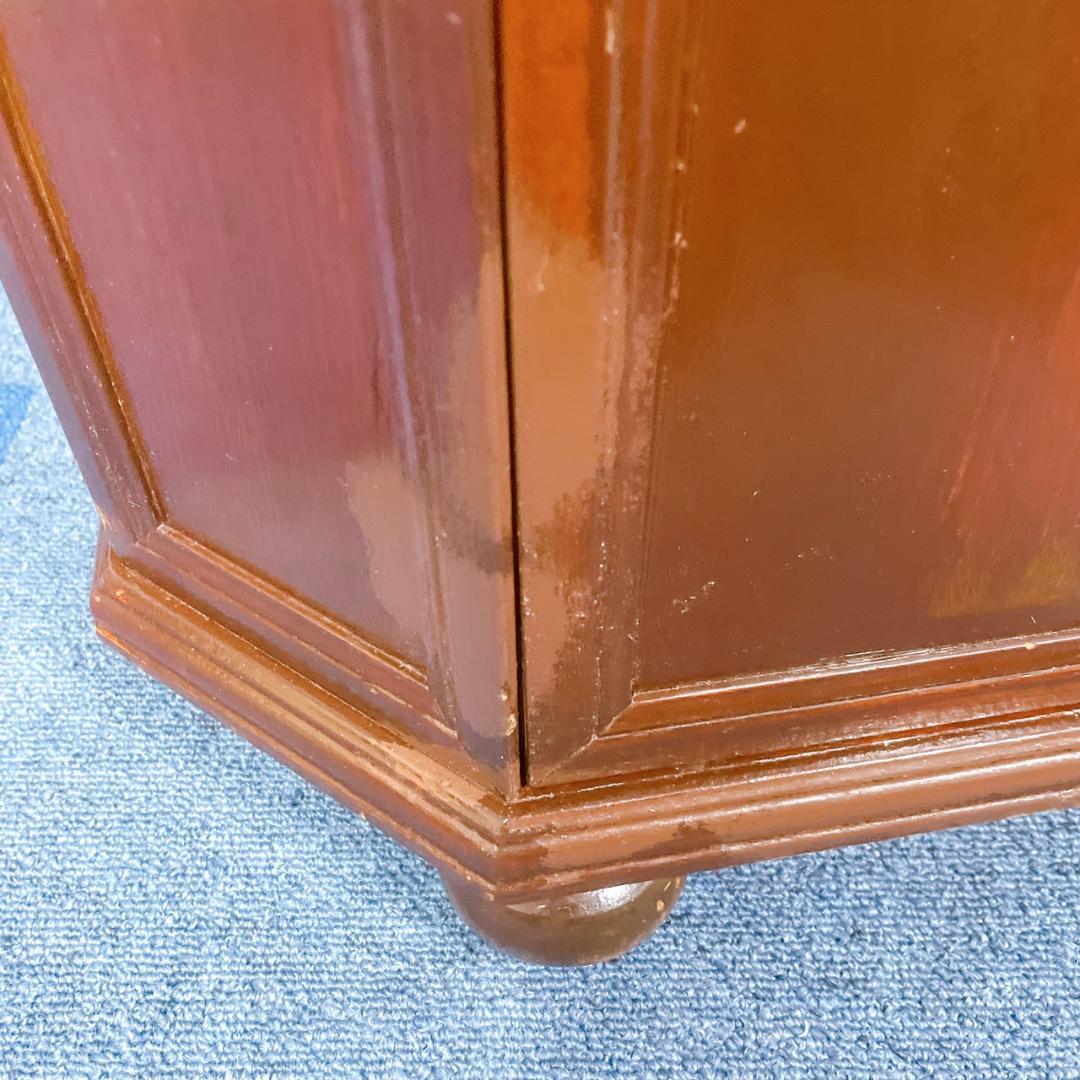 イタリア製 西洋 アンティーク家具 コンソール キャビネット 飾り棚