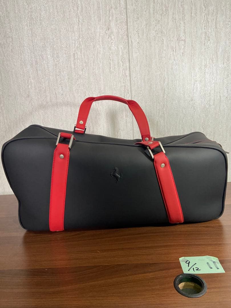 フェラーリ Ferrari スケドーニ レザー ボストンバッグ