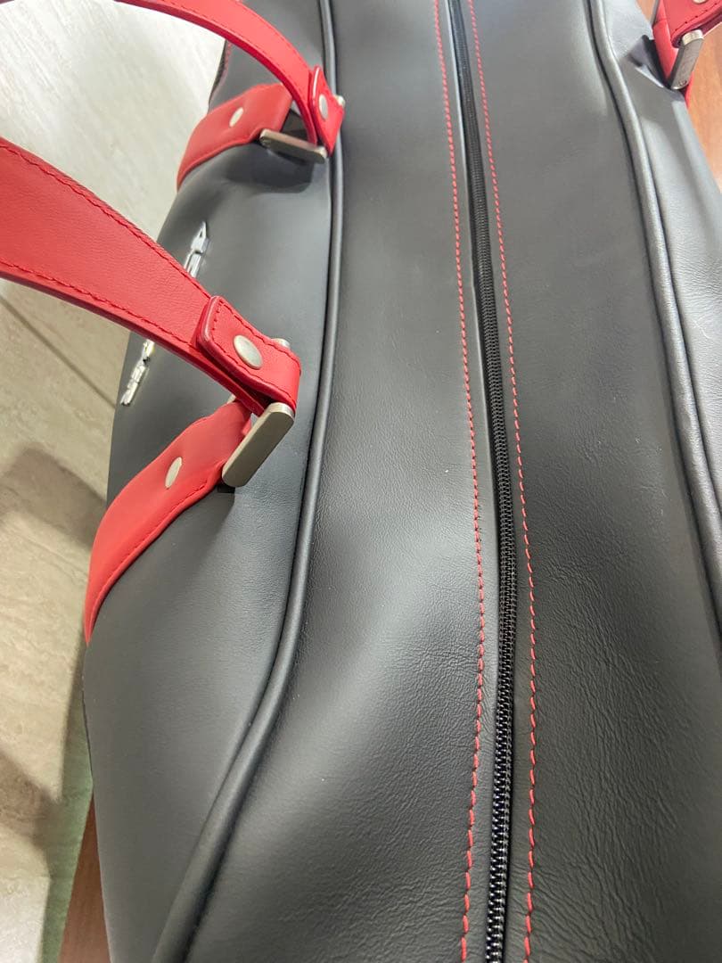 フェラーリ Ferrari スケドーニ レザー ボストンバッグ