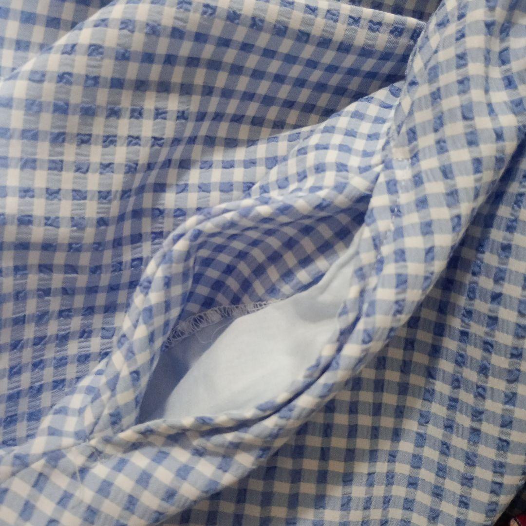 メゾピアノジュニア160ギンガムチェックワンピースセット