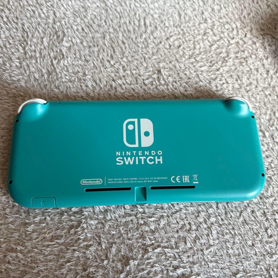 Nintendo Switch lite ターコイズ 箱、ACアダプタ付