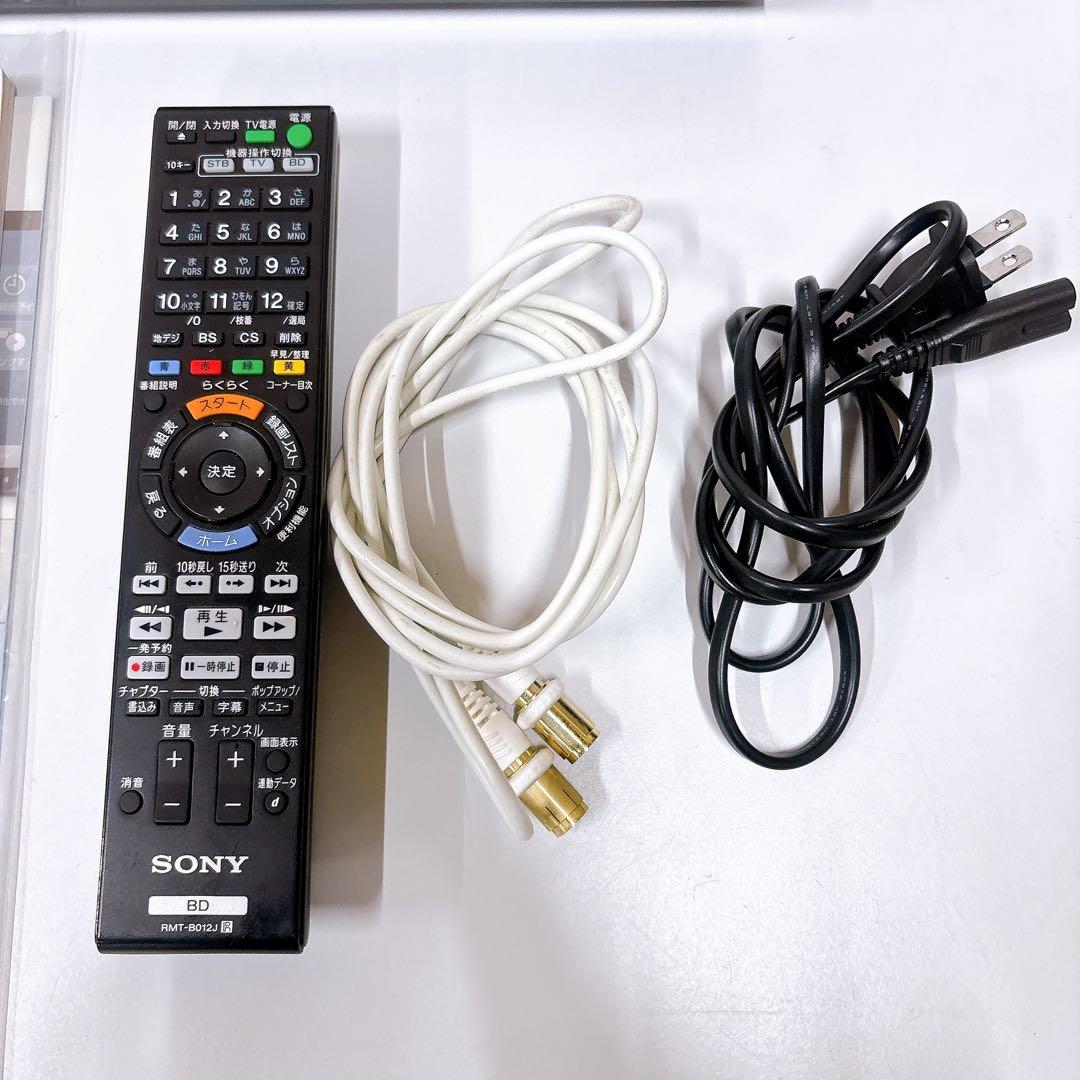 107 SONY BDZ-EW1000 ブルーレイレコーダー1TB 説明書付き