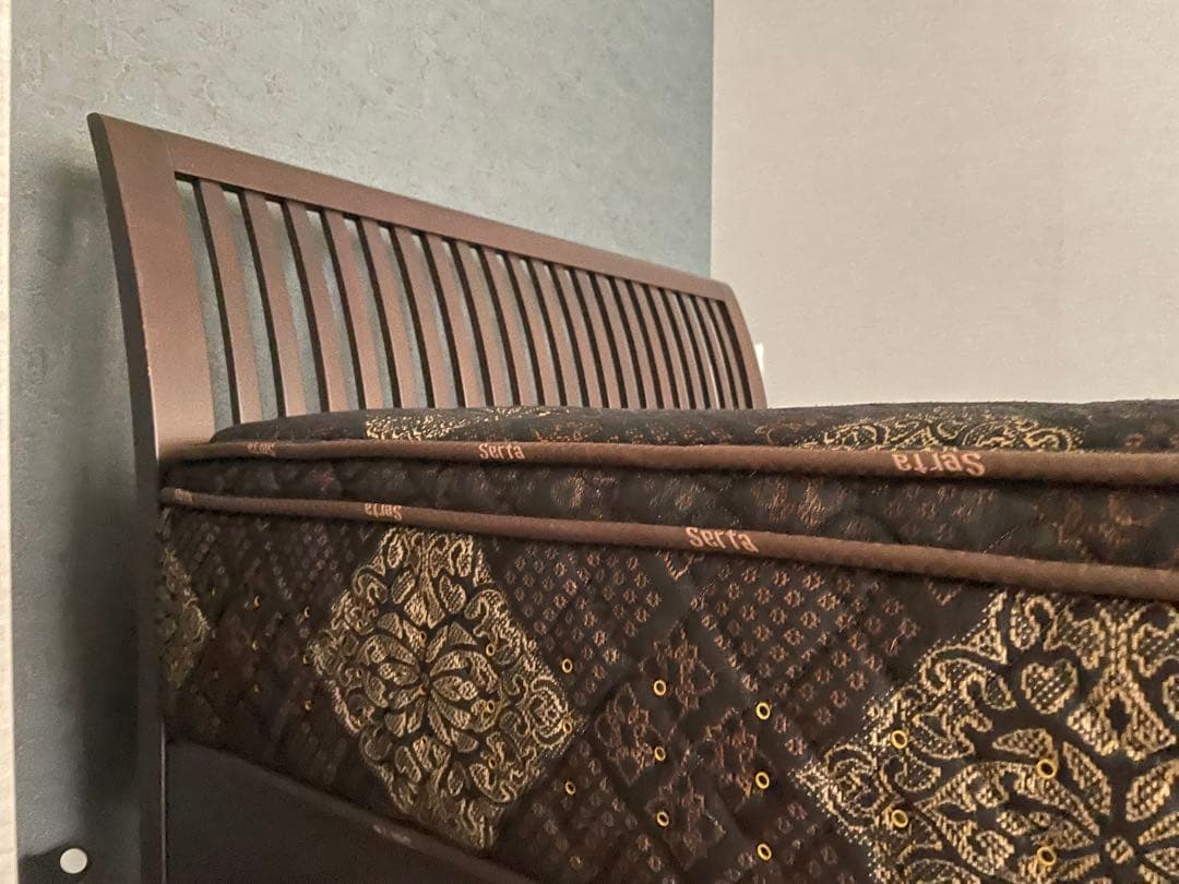 サータ（Serta）セミダブル トラディション ボックストップ6.8 ブラウン