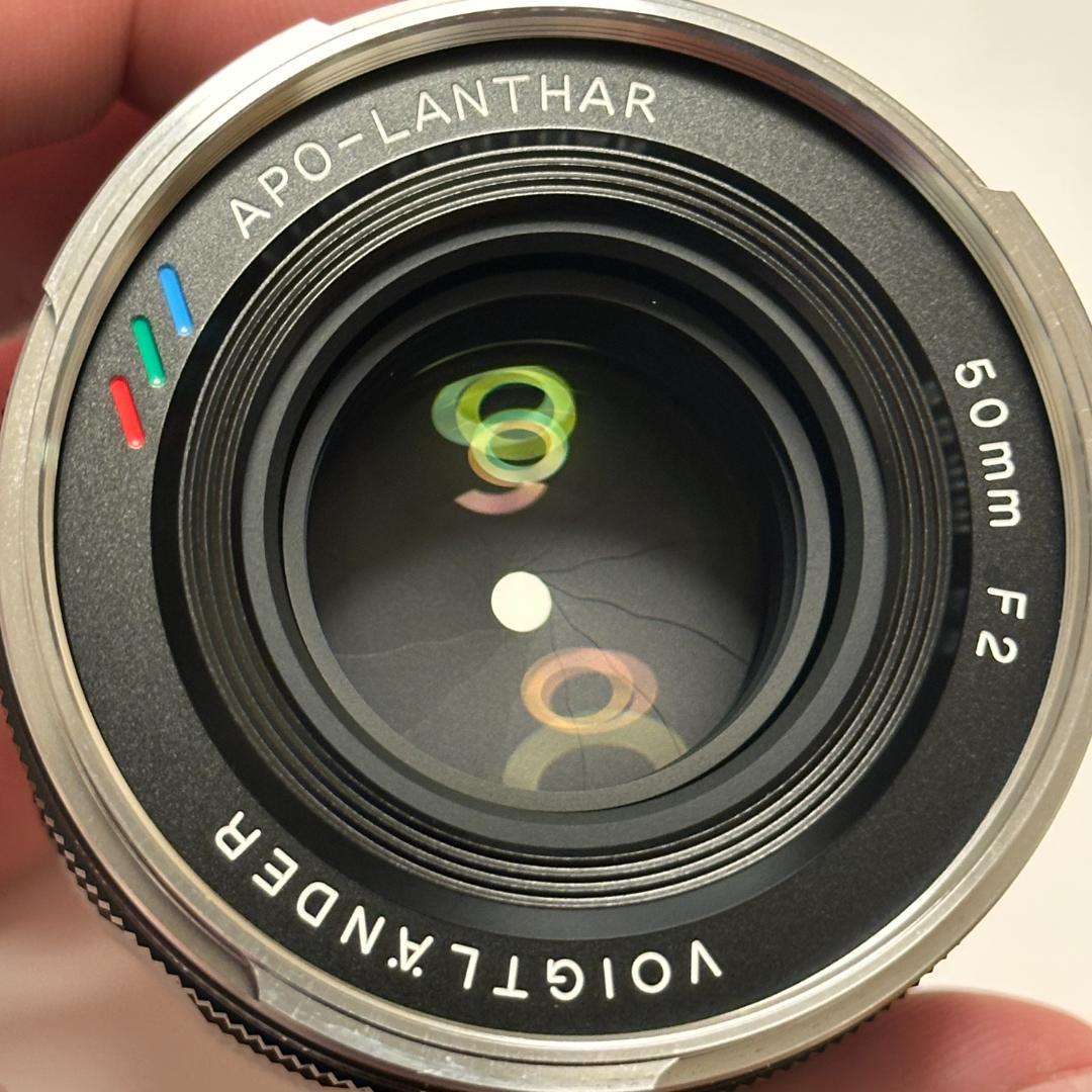 APO-LANTHAR 50mm F2 Aspherical VM フード付き