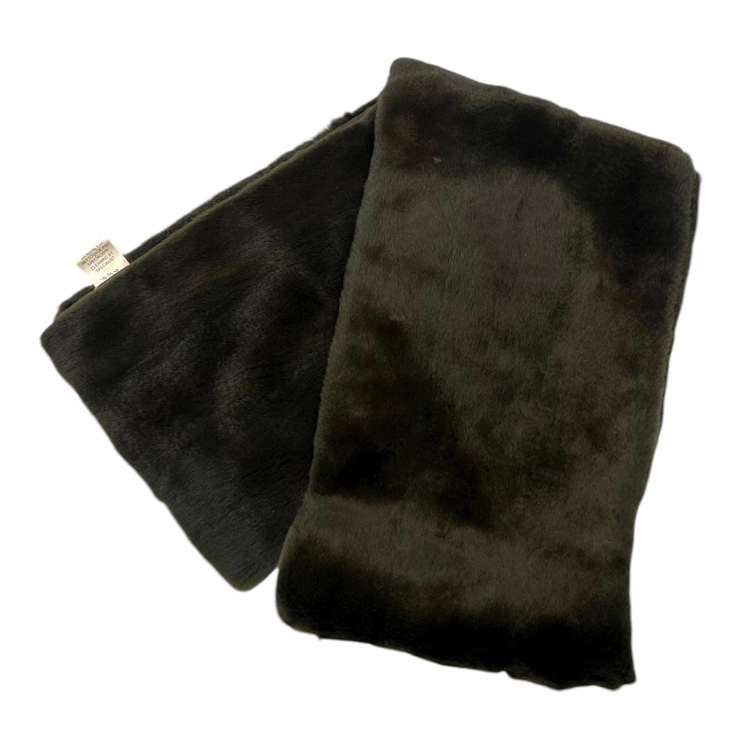 【全長１６０cm】 シャネル　ラビットファー　ロングマフラー　オリラグ　ロゴ刺繍