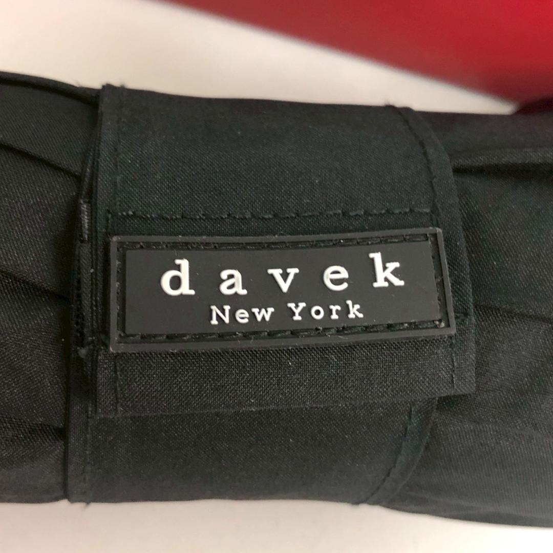 davek New York ダベック 折りたたみ傘 ブラック レディース