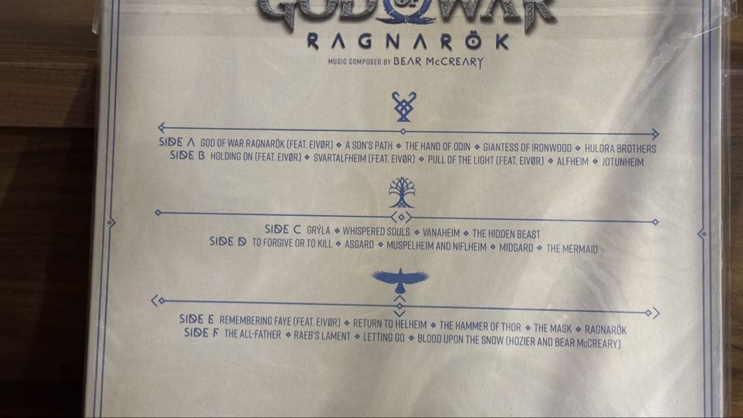 ゴッド・オブ・ウォー ラグナロク OST 3LP 未開封