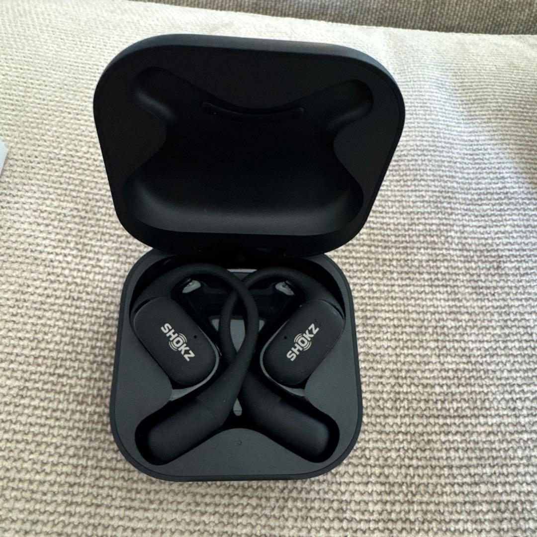 SHOKZ OPENFIT ブラック イヤフォン