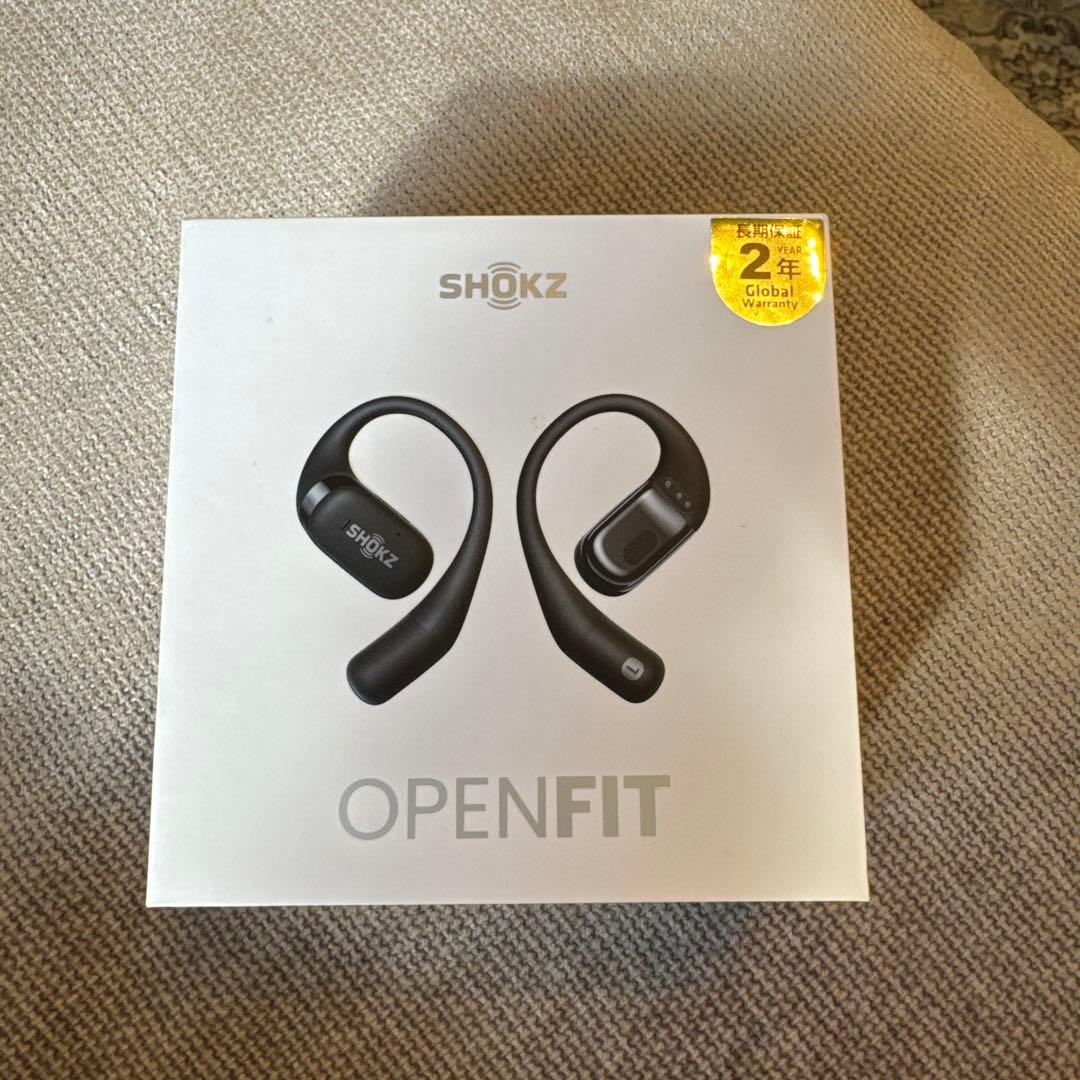 SHOKZ OPENFIT ブラック イヤフォン