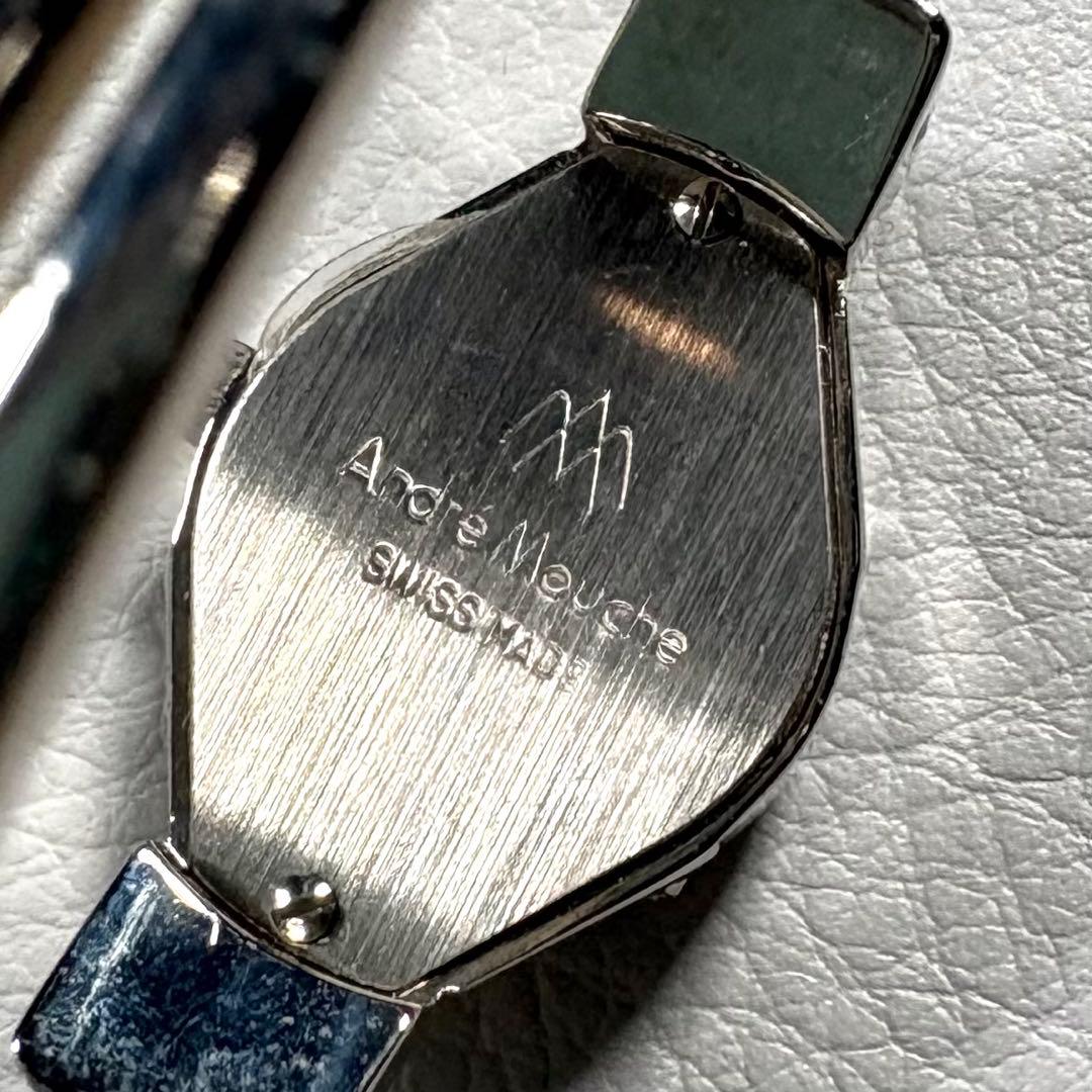 【美品】ANDRE MOUCHE アンドレムッシュ 腕時計 バングル 電池切れ