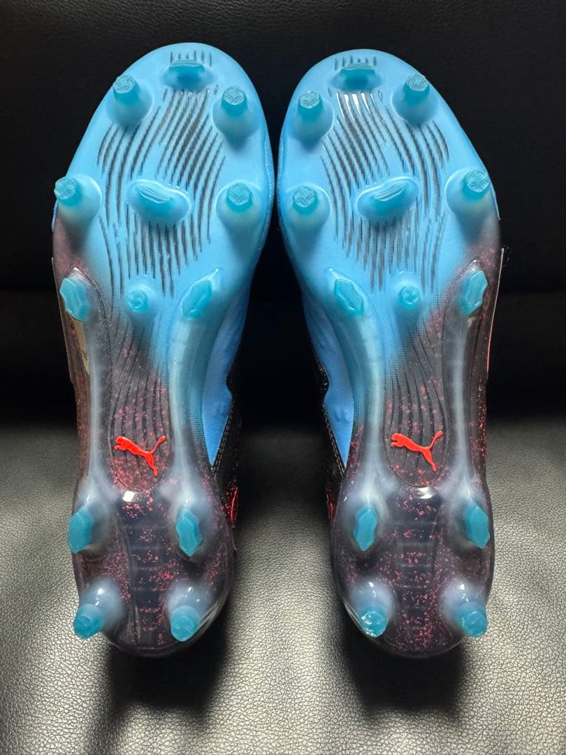 Puma ONE サッカーシューズ スパイク 青/黒/赤