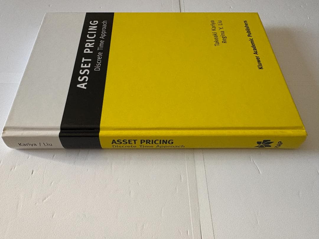 ビジネス・経済 ASSET PRICING: Discrete Time Approach