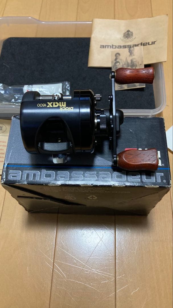 極美品　ambassadeur Black Max 1600C アブ　未使用