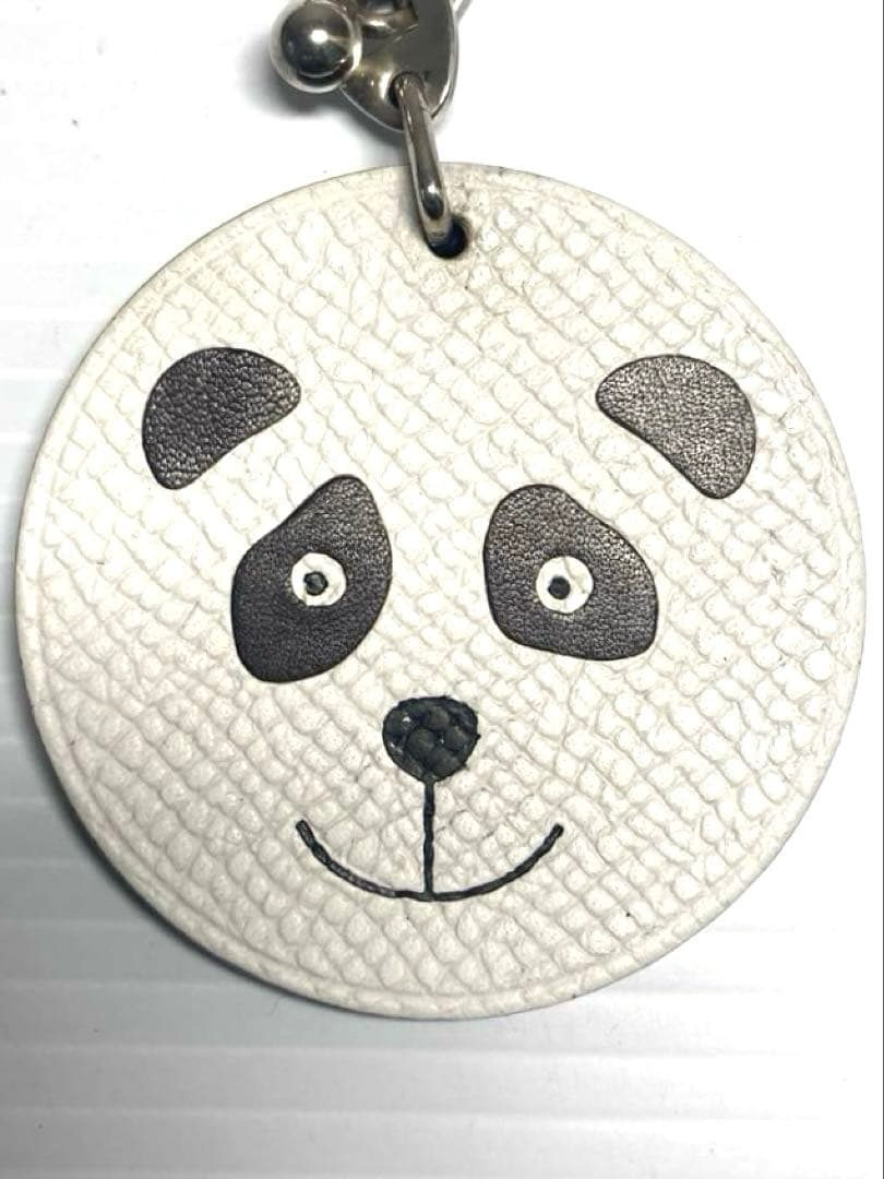 美品　HERMES エルメス　アニマル　パンダ　チャーム　キーホルダー　箱付き