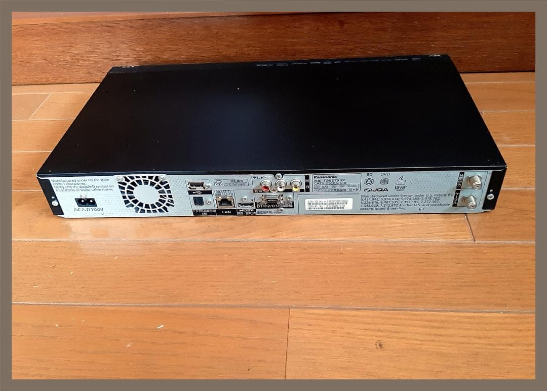 Panason DEGA W録　TZ-BDT910F　動作保証品