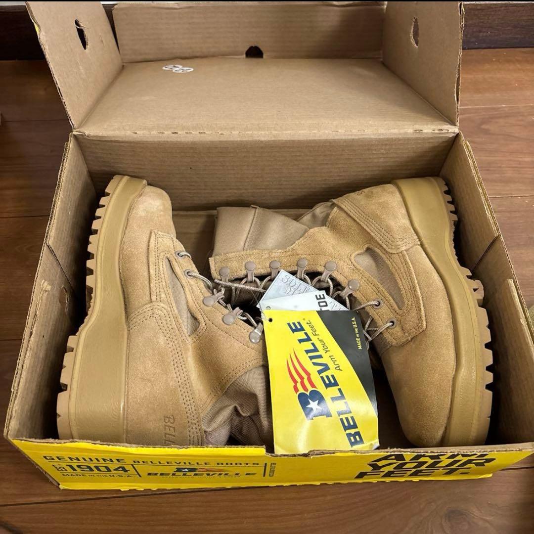 未使用品　米軍　実物BELLEVILLE ミリタリーブーツ　24.5cm送料無料