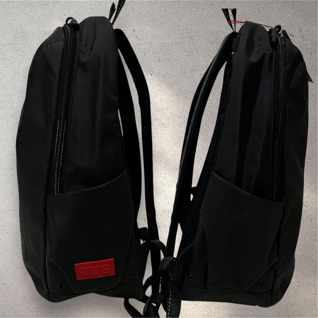 【新品タグ付】サムソナイトレッド　リュック　バックパック ブラック
