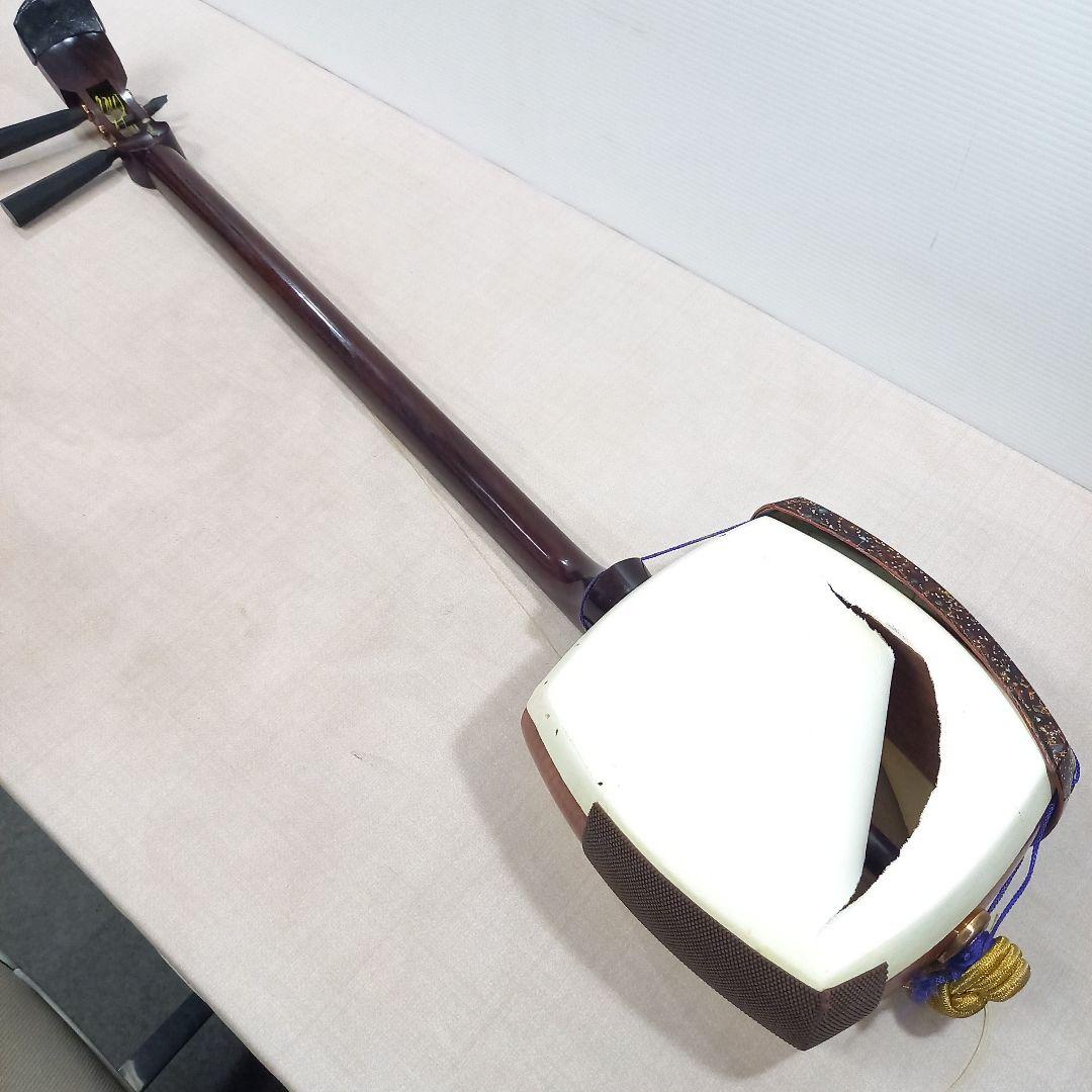 三味線 全長約100cm ハードケース付き 現状渡し