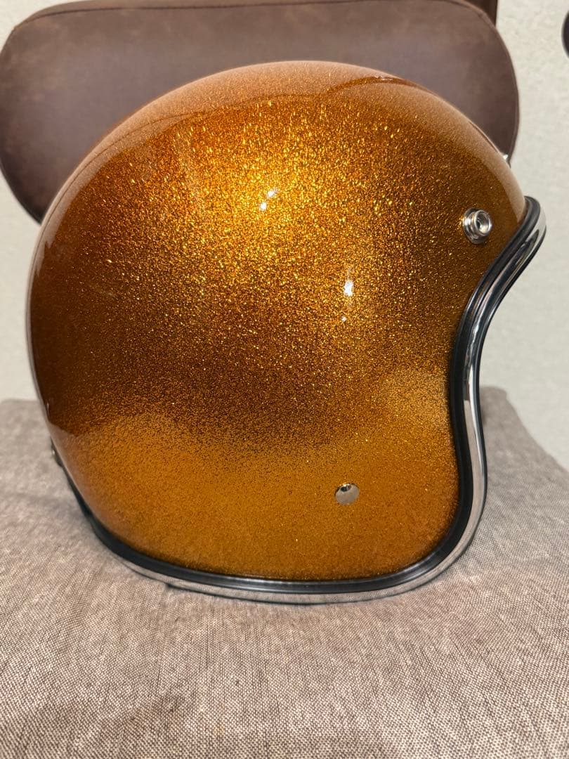 tt&co 500-TX ギンギラセブンティーズ オレンジ SM ヘルメット