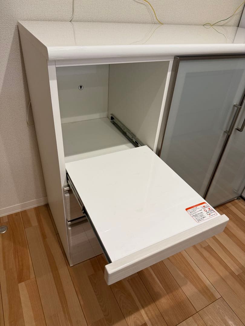 送料込み！ ニトリ カウンター(Nポスティア 120 WH) キッチン 棚