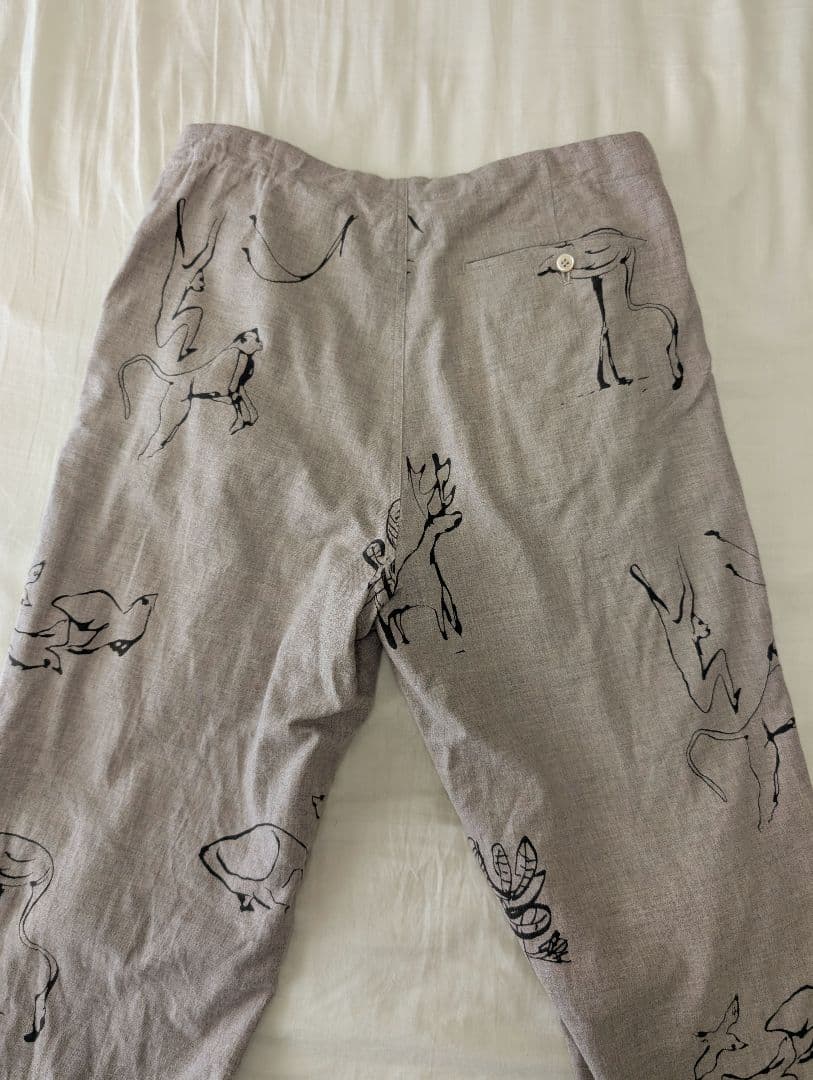 16日までの販売【WRYHT/ライト】アニマル ドローイングパンツ